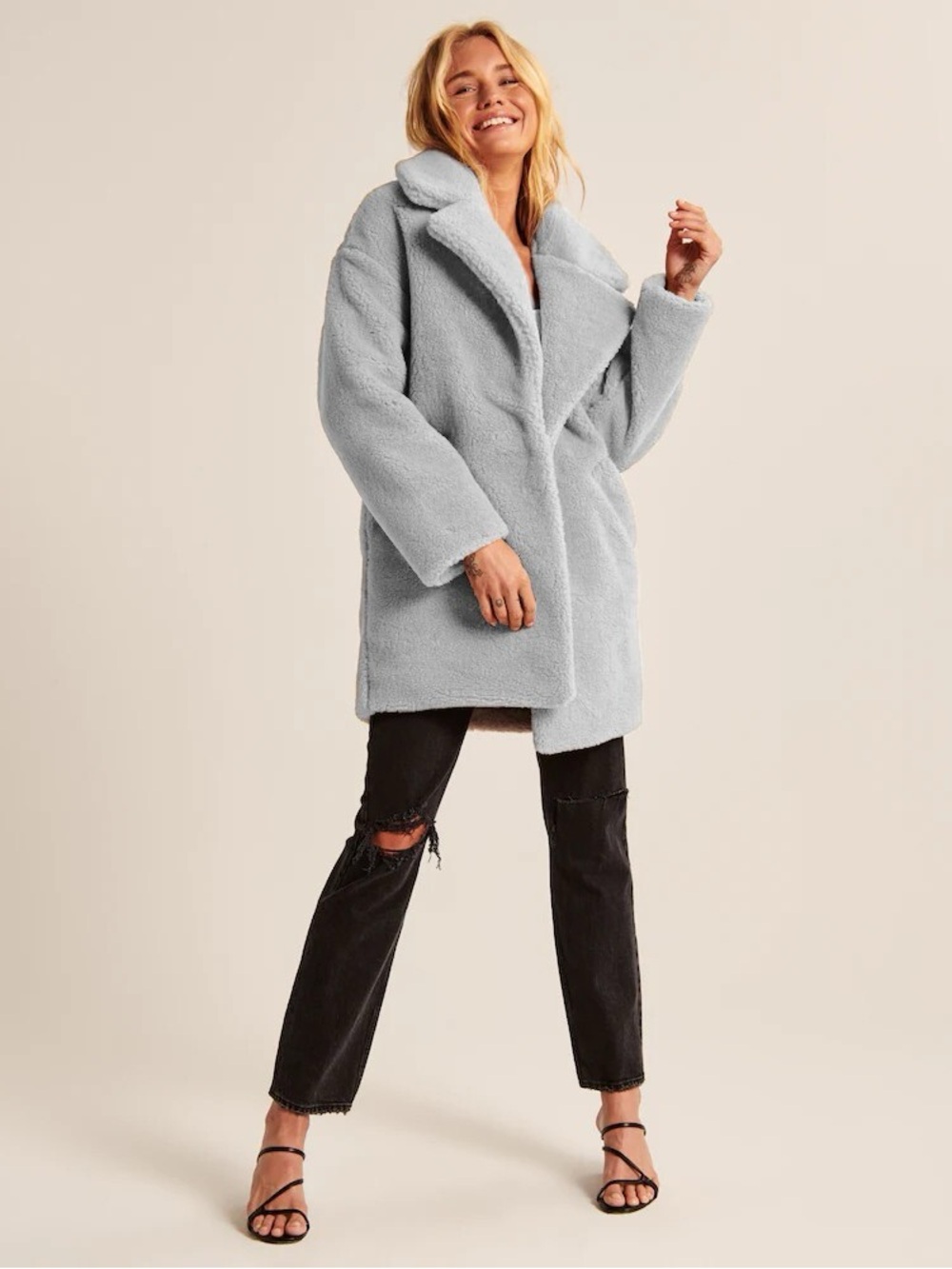 A&F Teddy Coat